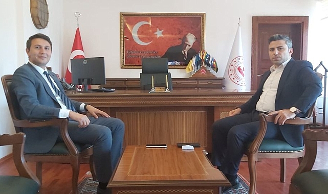 Mehmet Halit Haydaroğlu'ndan  Emrah Bütün'e ziyaret
