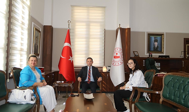 Meltem Dikici'den Kaymakam Kayabaşı'na ziyaret