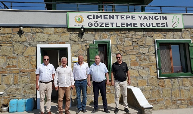 Milletvekili İsmet Güneşhan Eceabat'taki yangın bölgesini inceledi