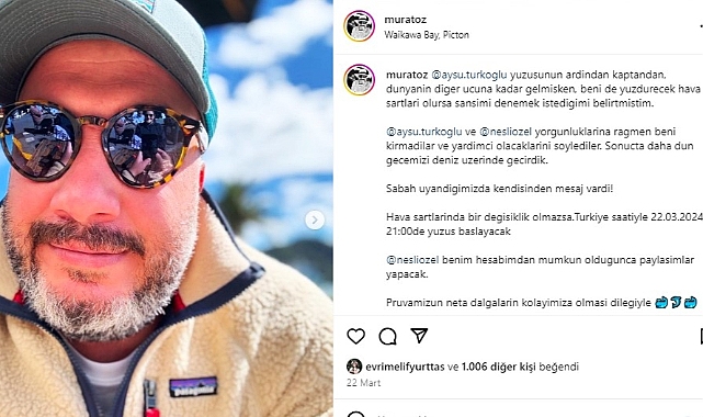 Murat Öz yarın Çanakkale Boğazında kulaç atacak