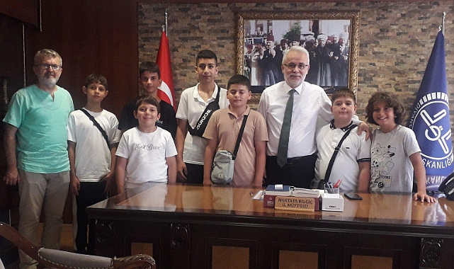 Mustafa Bilgiç'in İstanbul’dan ziyaretçileri