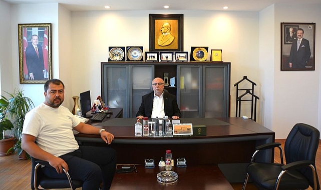 Orçun Oktay'dan Başkan Deniz'e ziyaret