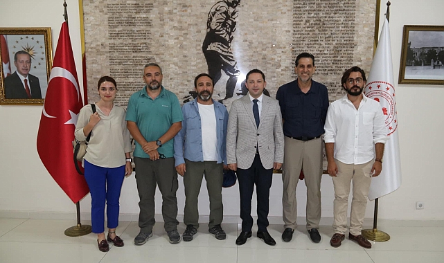 Parion Kazı ekibinden Kaymakam Kayabaşı'ya ziyaret