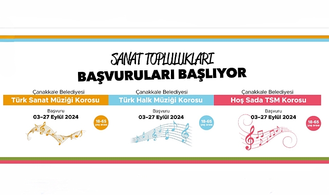 Sanat topluluklarına kayıtlar başladı