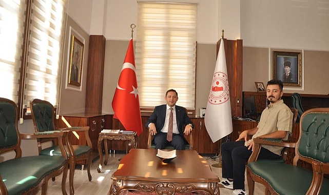 Serdar Seçilen'den Kaymakam Ercan Kayabaşı'na ziyaret