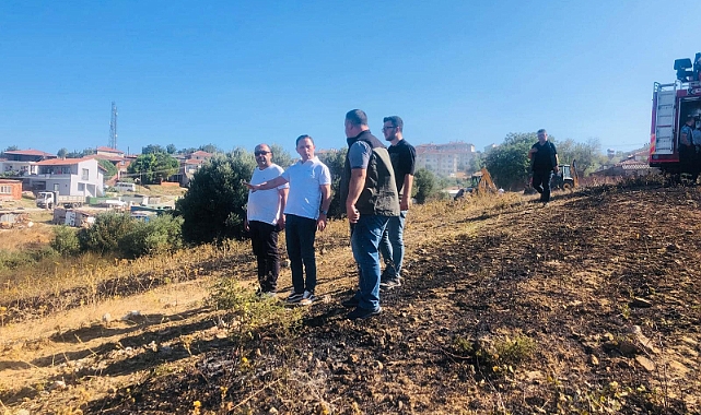 Turan mahallesi'ndeki yangın kontrol altına alındı
