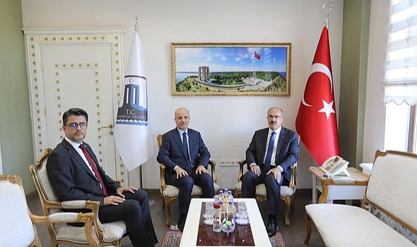YÖK Başkanı Özvar'dan Vali Toraman'a ziyaret