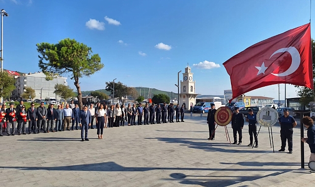 19 Eylül Gaziler Günü kutlama programı Eceabat’ta gerçekleşti
