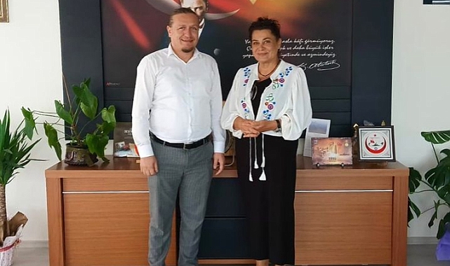 Adalet Partisi Genel Başkan Yardımcısı Sahabet Filiz Erdoğdu'dan Lapseki Belediye Başkanı Atilla Öztürk’e ziyaret