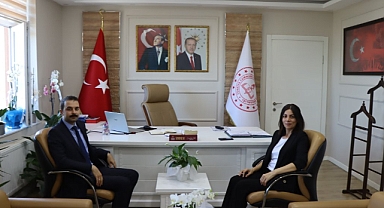 Ali Ünde’den Müdür Hayta’ya ziyaret