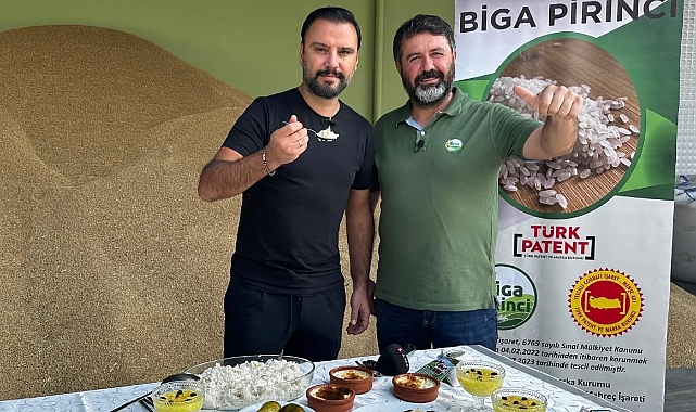 Alişan, Biga'da coğrafi işaret tescilli pirinci tanıttı