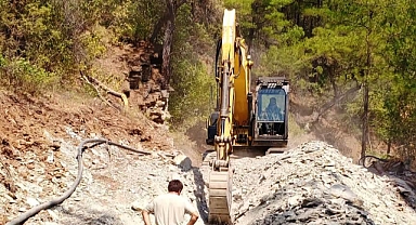 Aşağıokçular Köyü'nde içme suyu isale hattı tamamlandı