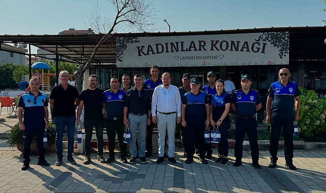 Atilla Öztürk, zabıta ekipleriyle kahvaltıda bir araya geldi