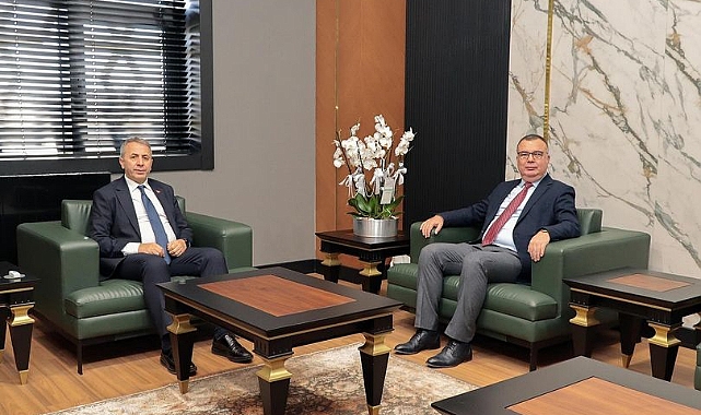 Başkan Birol Arslan’dan Çanakkale İl Emniyet Müdürü Kenan Kurt’a ziyaret