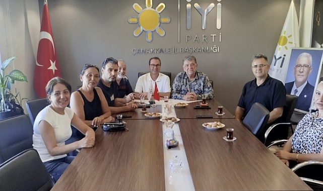 Başkan Ertuğrul'dan, İYİ Parti Çanakkale İl Başkanlığı'na ziyaret