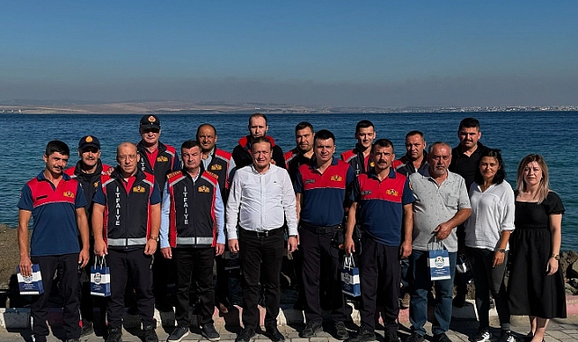 Başkan Öztürk, İtfaiye Haftası'nda itfaiye personeli ile bir araya geldi