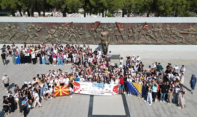 Balkan Şehirleri'nden gelen öğrenciler, Çanakkale'yi keşfetti