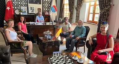 Bayramiç Kültür Sanat Derneği'nden Başkan Atılgan'a ziyaret