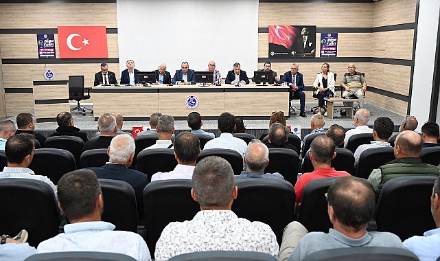 Biga'da muhtarlar ile işbirliği toplantısı