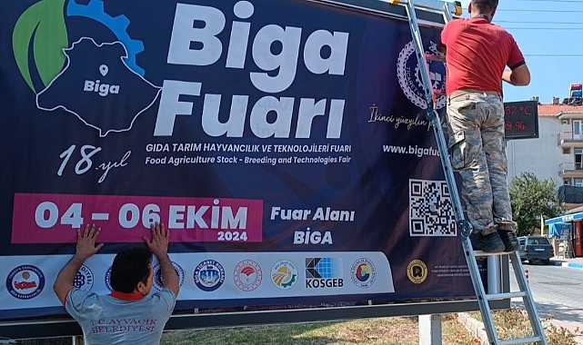 Biga Fuarı için hazırlıklar tam gaz devam!