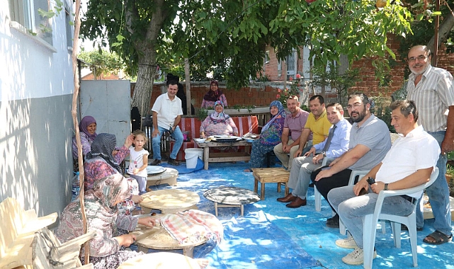 Biga Kaymakamı Ercan Kayabaşı, Ağaköy'de incelemelerde bulundu