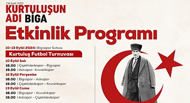 Biga'nın 102. kurtuluş yılı etkinlikleri açıklandı