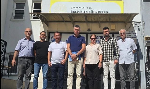 Biga TSO meslek komitesi başkanları, mesleki eğitim merkezi'ni ziyaret etti