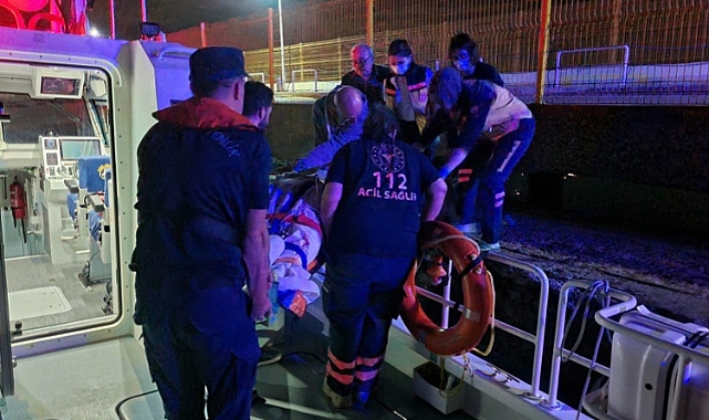 Bozcaada’da tıbbi tahliye