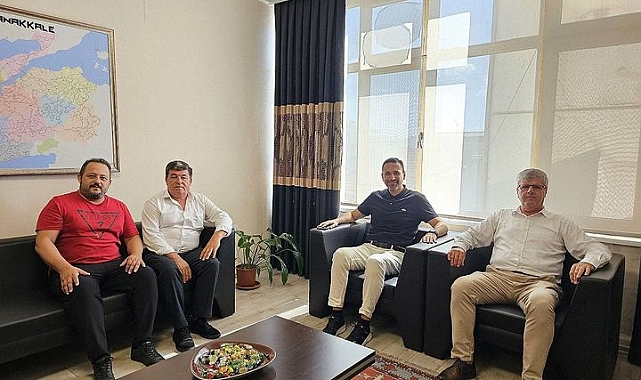 Cahit Bilge ve Necati Tarıman'dan Naim Makas'a ziyaret