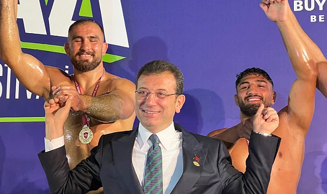 Çan Belediyesi Güreşçisi Feyzullah Aktürk, İstanbul’da Başpehlivan oldu