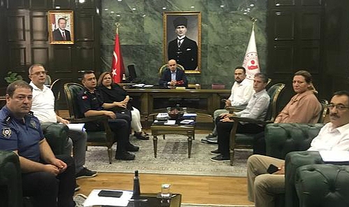 Çan Kaymakamlığı KPSS güvenlik ve koordinasyon toplantısı düzenledi