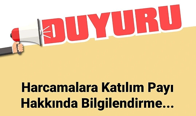 Çanakkale Belediyesi’nden harcamalara katılım payı hakkında bilgilendirme