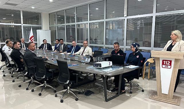 Çanakkale'de 112 Acil Çağrı Hizmetleri İl Koordinasyon toplantısı