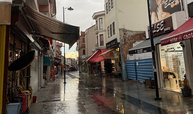 Çanakkale'de yağmur yüzünü gösterdi