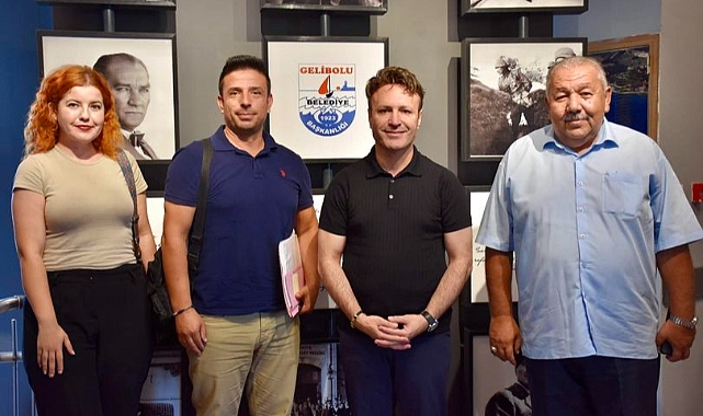 Çanakkale Roman Dernekleri Federasyonu'ndan Gelibolu Belediyesi'ne ziyaret
