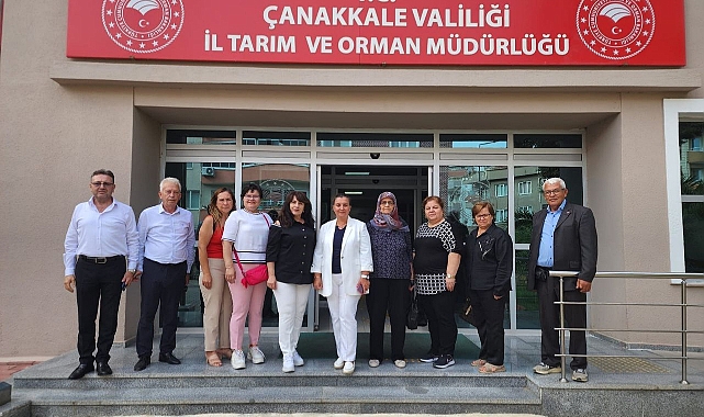 Çanakkale Şehit ve Gaziler Derneği'nden teşekkür ziyareti