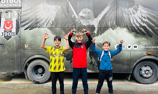 Çanlı sporcular Beşiktaş antrenmanında