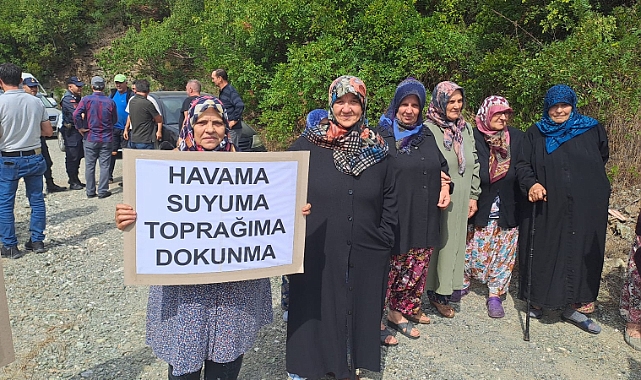 Çataltepe'de ÇED keşfi: Yöre halkı projeye karşı ses yükseltti