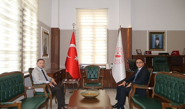 Eceabat Kaymakamı Murat Çiçek'ten Biga Kaymakamı Ercan Kayabaşı'na ziyaret