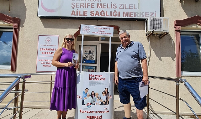 Eceabat’ta aşılama bilinci artırılıyor