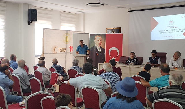 Eceabat’ta ‘’Bitkisel Üretim Destekleme ve Planlama’’ toplantısı