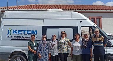 Eceabat Toplum Sağlığı Merkezi'nden, kanser taraması