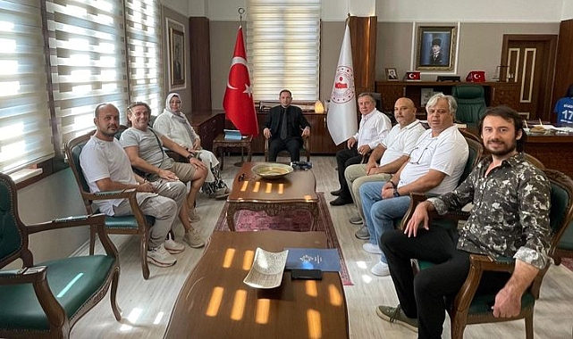 Ercan Kayabaş'ı BİSHAK ve Kent Konseyi Başkanı ziyaret etti