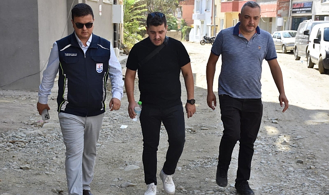 Gelibolu Belediye Başkan Yardımcısı Batır, altyapı çalışmalarını inceledi