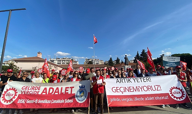 ''Gelirde adalet istiyoruz''