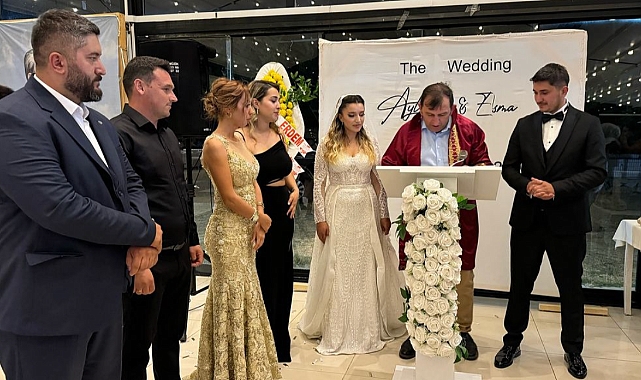 Gökçeada'da nikah töreni