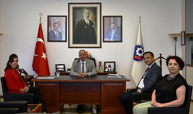 Halkbank 18 Mart Şube Müdürlüğü'nden, ÇTSO ziyareti