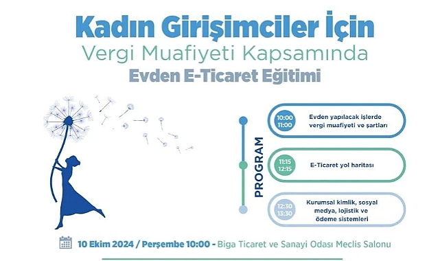 Kadınlar için evden E-Ticaret eğitimi