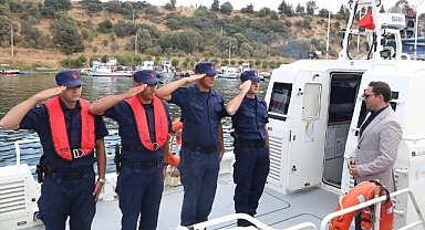 Kayabaşı'ndan Sahil Güvenlik botuna ziyaret