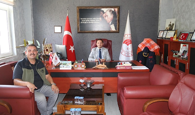 Kaymakam Ercan Kayabaşı İlçe Tarım ve Orman Müdürlüğü'nde incelemelerde bulundu